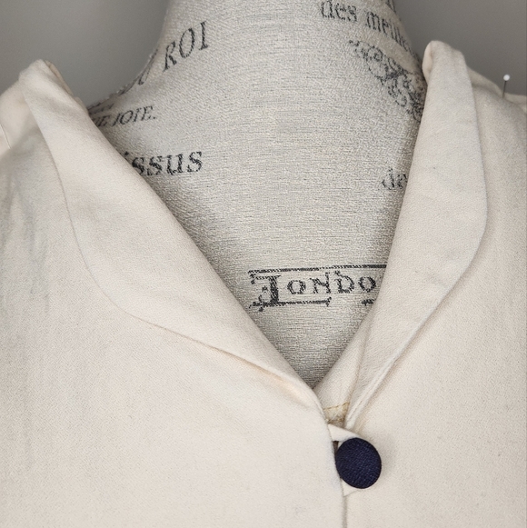 Vintage 50s vest blouse romper onesie - Picture 6 of 11